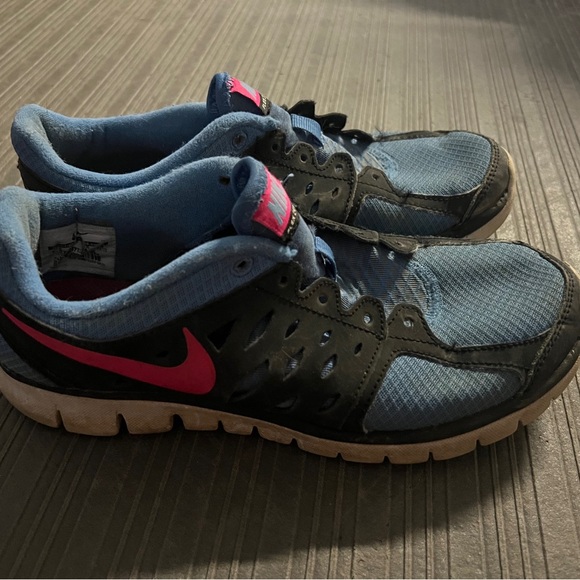 Nike Flex 2013 Run Blue Sneakers - Picture 2 of 4